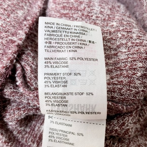 Gymshark Winter Berry Red Marl Slounge Leggings - Picture 10 of 11